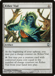 Aether Vial (DST-091) - Darksteel Foil