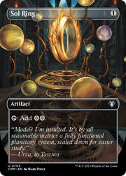 Sol Ring (CMM-703) - Commander Masters (Borderless) Foil