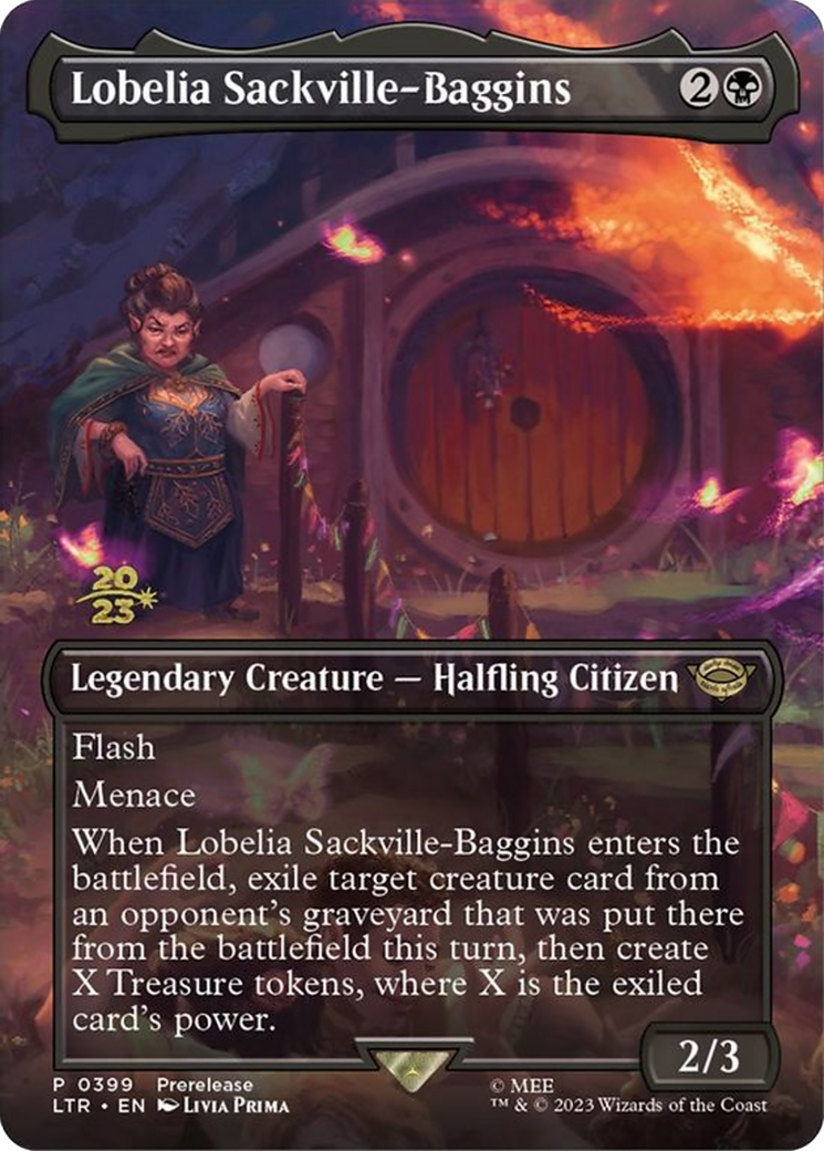 Lobelia Sackville-Baggins (PRE-399S) - Tales of Middle-earth Promos (Borderless) Foil