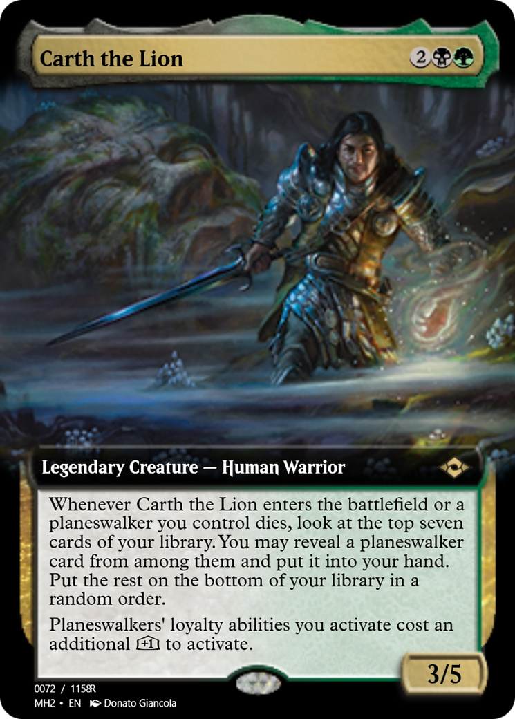Carth the Lion (PRM-91345) - Magic Online Promos