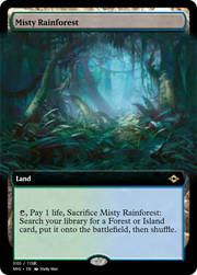 Misty Rainforest (PRM-91407) - Magic Online Promos Foil