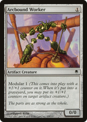 Arcbound Worker (DST-104) - Darksteel Foil