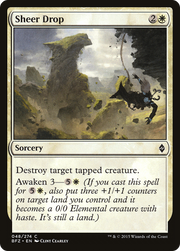 Sheer Drop (BFZ-048) - Battle for Zendikar