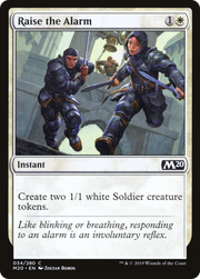 Raise the Alarm (M20-034) - Core Set 2020