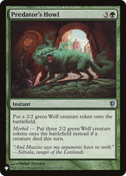 Predator's Howl (LIST-CNS-37) - The List