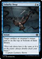 Unlucky Drop (LCI-082) - The Lost Caverns of Ixalan Foil
