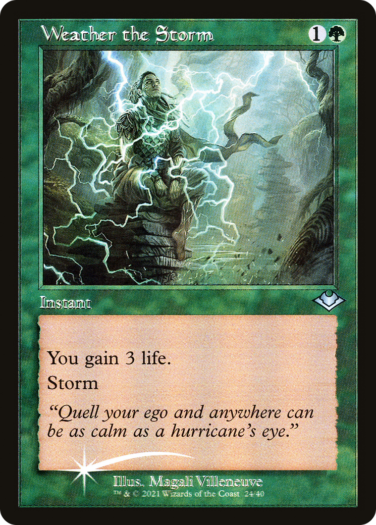 Weather the Storm (MH1-024) - Modern Horizons 1 Timeshifts Etched Foil