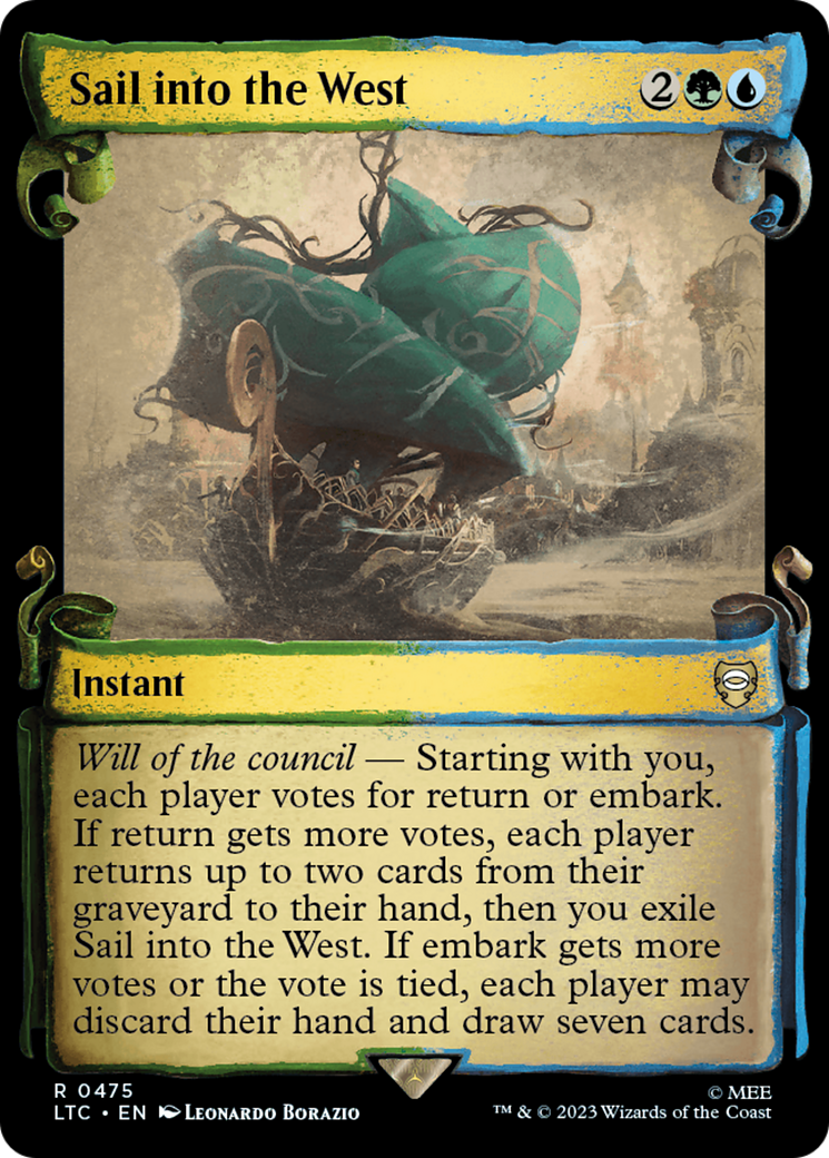 Sail into the West (LTC-475) - Tales of Middle-earth Commander: (Showcase)