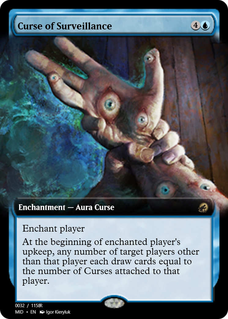 Curse of Surveillance (PRM-93944) - Magic Online Promos Foil