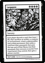 Largepox (CMB1-044) - Mystery Booster Playtest Cards 2021