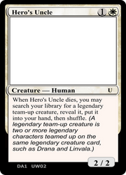 Hero's Uncle (UNK-UW02B) - Unknown Event