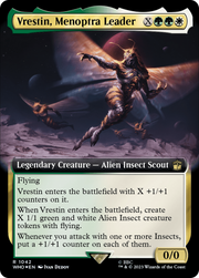Vrestin, Menoptra Leader (WHO-1042) - Doctor Who: (Extended Art) Foil