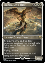 Sephara, Sky's Blade (CMM-471) - Commander Masters Etched Foil