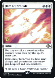 Flare of Fortitude (PRE-026) - Modern Horizons 3 Promos Foil