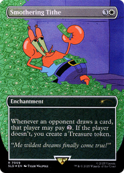 Smothering Tithe (SLD-7009) - Secret Lair Drop (Borderless) Foil