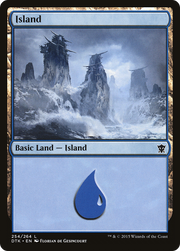 Island (DTK-254) - Dragons of Tarkir