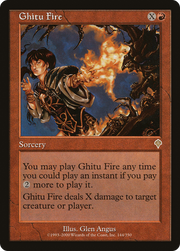 Ghitu Fire (INV-144) - Invasion Foil
