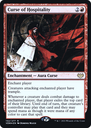 Curse of Hospitality (PRE-152S) - Innistrad: Crimson Vow Promos Foil