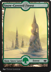 Snow-Covered Forest (PANA-261) - MTG Arena Promos: (Full Art)