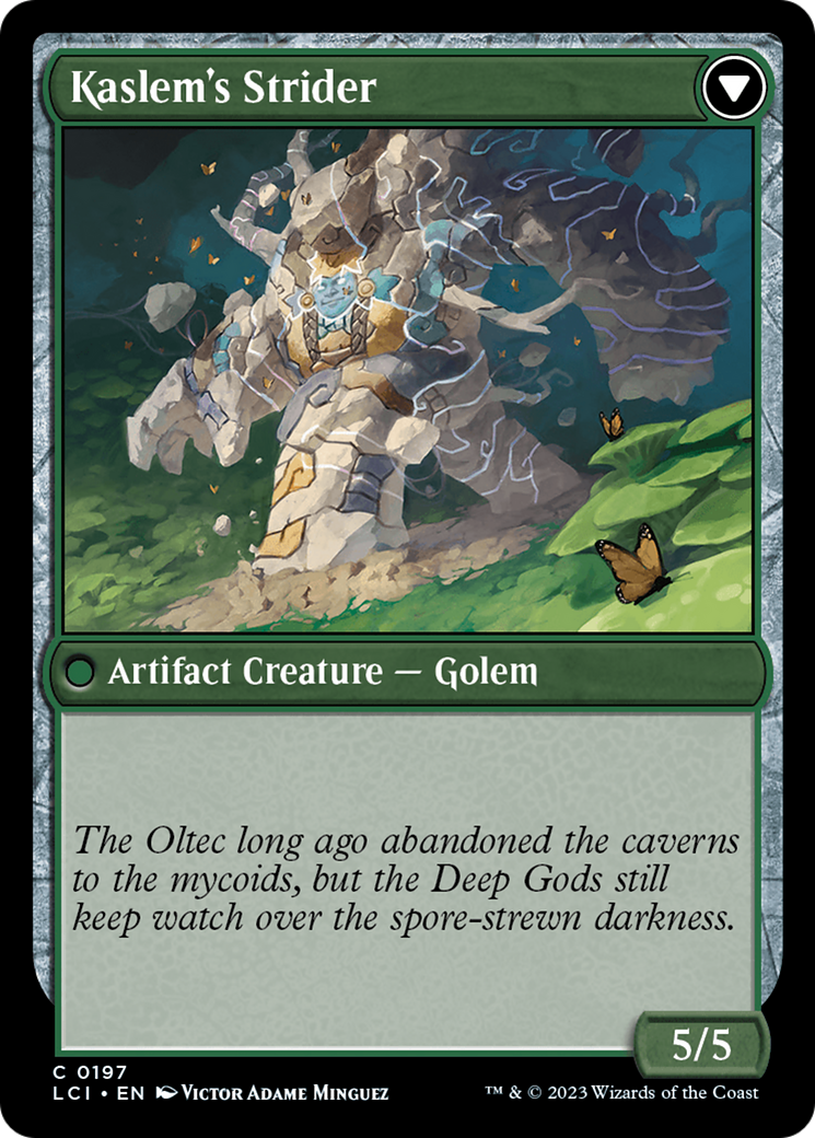 Kaslem's Stonetree // Kaslem's Strider (LCI-197) - The Lost Caverns of Ixalan