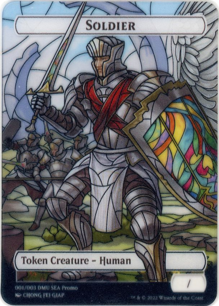 Soldier (DMU-001) - Dominaria United Southeast Asia Tokens: (Full Art)