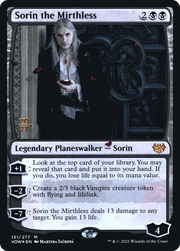 Sorin the Mirthless (PRE-131S) - Innistrad: Crimson Vow Promos Foil