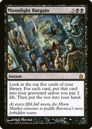 Moonlight Bargain (RAV-095) - Ravnica: City of Guilds Foil
