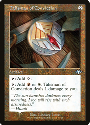 Talisman of Conviction (MH1-033) - Modern Horizons 1 Timeshifts Foil
