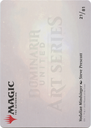Vodalian Mindsinger // Vodalian Mindsinger (ADMU-021) - Dominaria United Art Series (Borderless) Foil