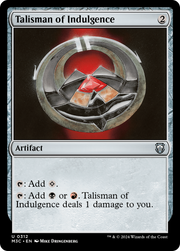 Talisman of Indulgence (M3C-312) - Modern Horizons 3 Commander Foil