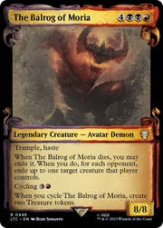 The Balrog of Moria (LTC-449) - Tales of Middle-earth Commander: (Showcase)