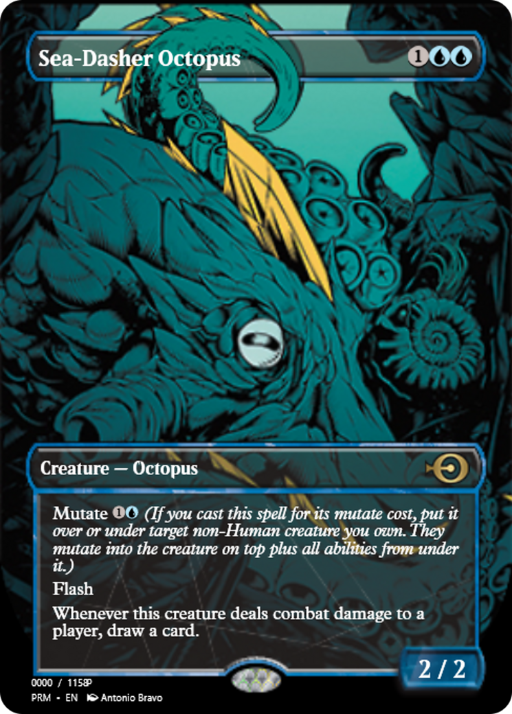 Sea-Dasher Octopus (PRM-80995) - Magic Online Promos