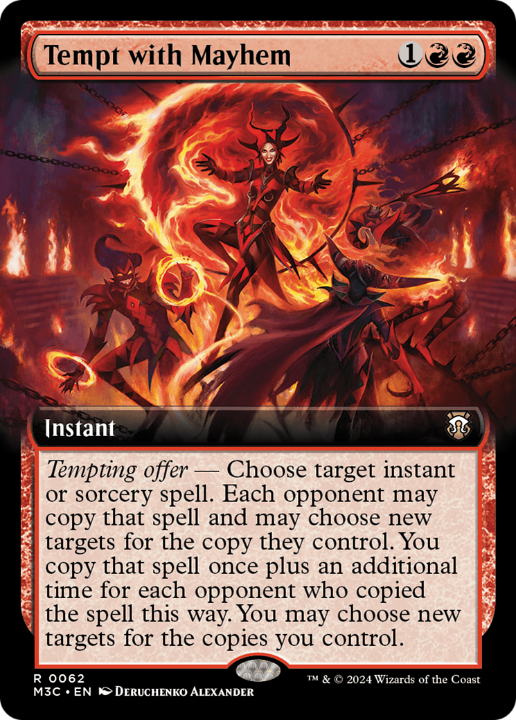 Tempt with Mayhem (M3C-062) - Modern Horizons 3 Commander: (Extended Art) Foil