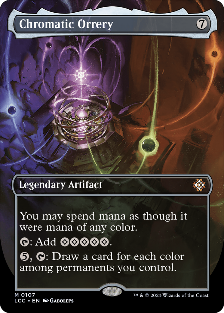Chromatic Orrery (LCC-107) - The Lost Caverns of Ixalan Commander (Borderless) Foil