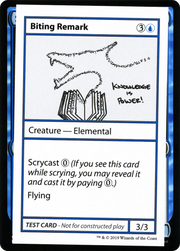 Biting Remark (CMB1-017) - Mystery Booster Playtest Cards 2021