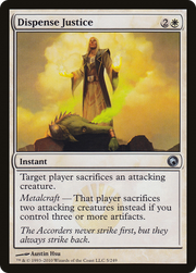Dispense Justice (SOM-005) - Scars of Mirrodin Foil