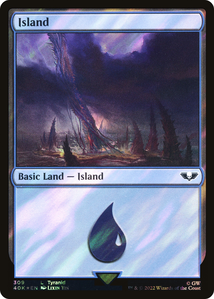 Island (40K-309) - Warhammer 40,000 Commander Foil