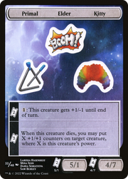 Primal Elder Kitty (UNF-033) - Unfinity Sticker Sheets
