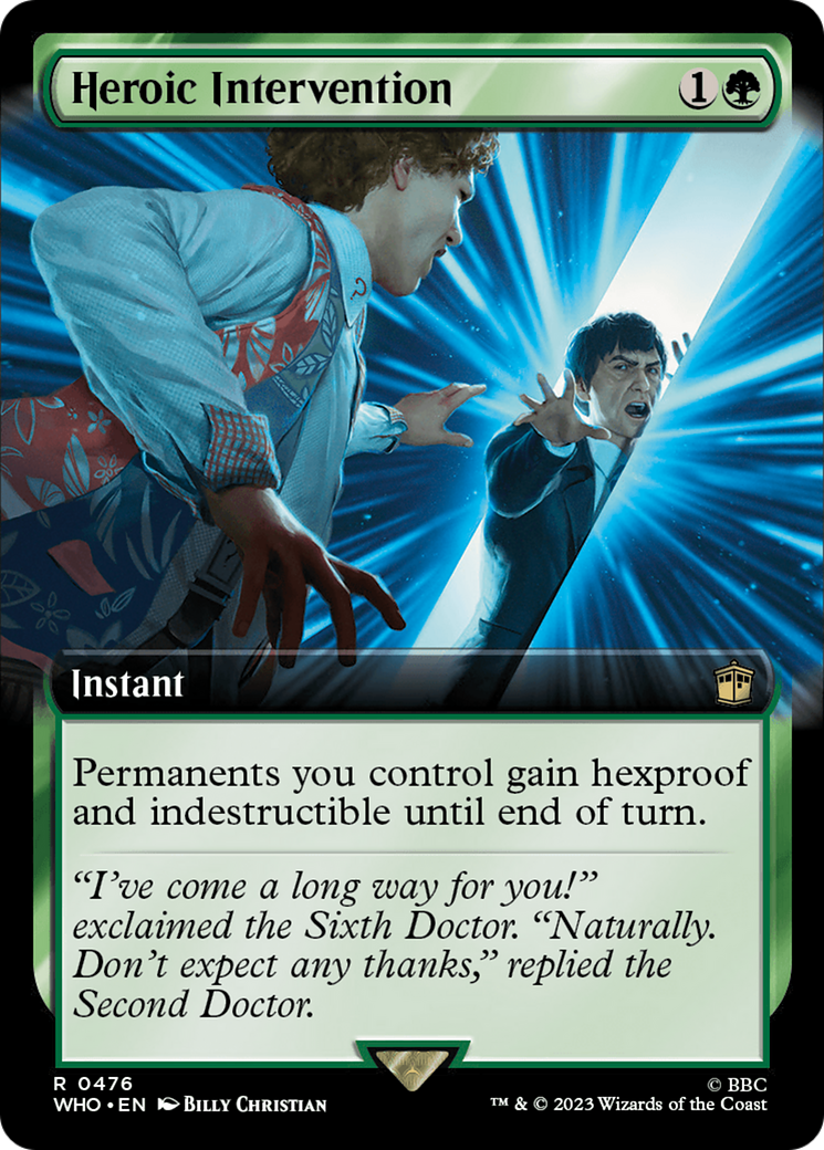 Heroic Intervention (WHO-476) - Doctor Who: (Extended Art)