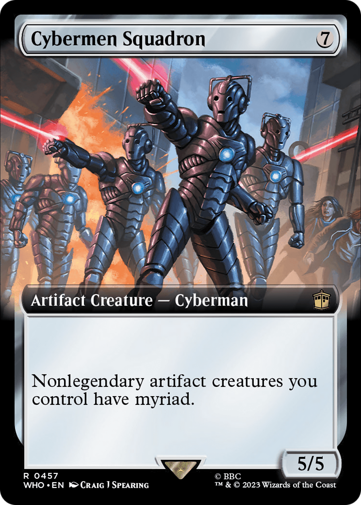 Cybermen Squadron (WHO-457) - Doctor Who: (Extended Art)