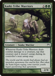 Kashi-Tribe Warriors (CHK-221) - Champions of Kamigawa Foil