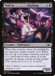 Wolf in _____ Clothing (UNF-095) - Unfinity Foil