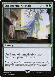 Exponential Growth (PPSTX-130) - Strixhaven: School of Mages Promos Foil