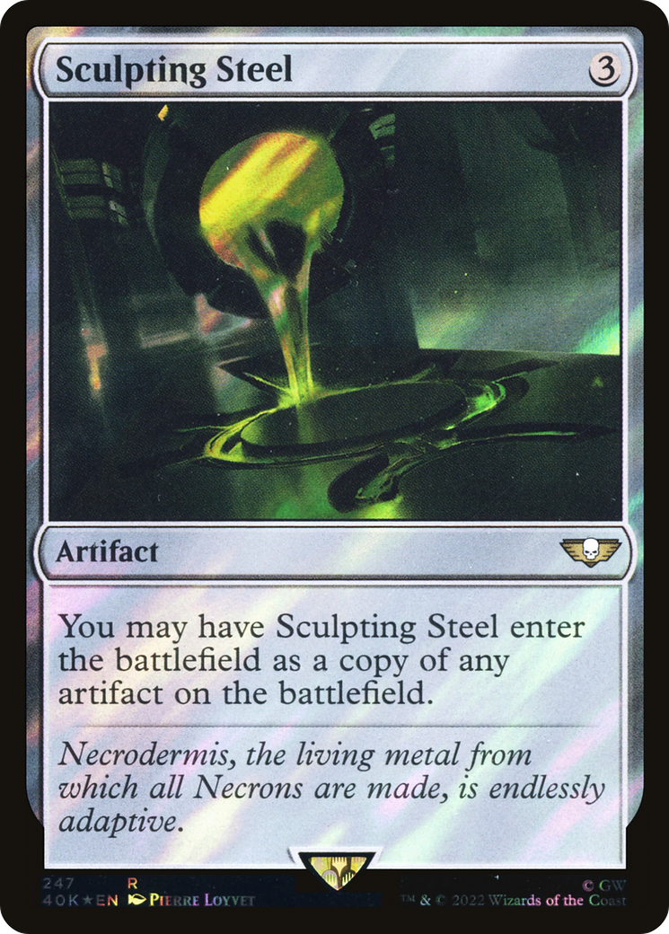 Sculpting Steel (40K-247) - Warhammer 40,000 Commander Foil