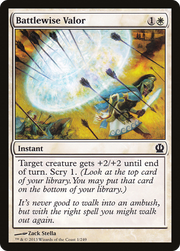 Battlewise Valor (THS-001) - Theros Foil
