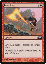 Lava Axe (M11-147) - Magic 2011 Foil