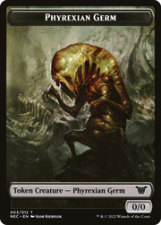 Phyrexian Germ (TNEC-003) - Neon Dynasty Commander Tokens