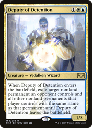 Deputy of Detention (RNA-165) - Ravnica Allegiance