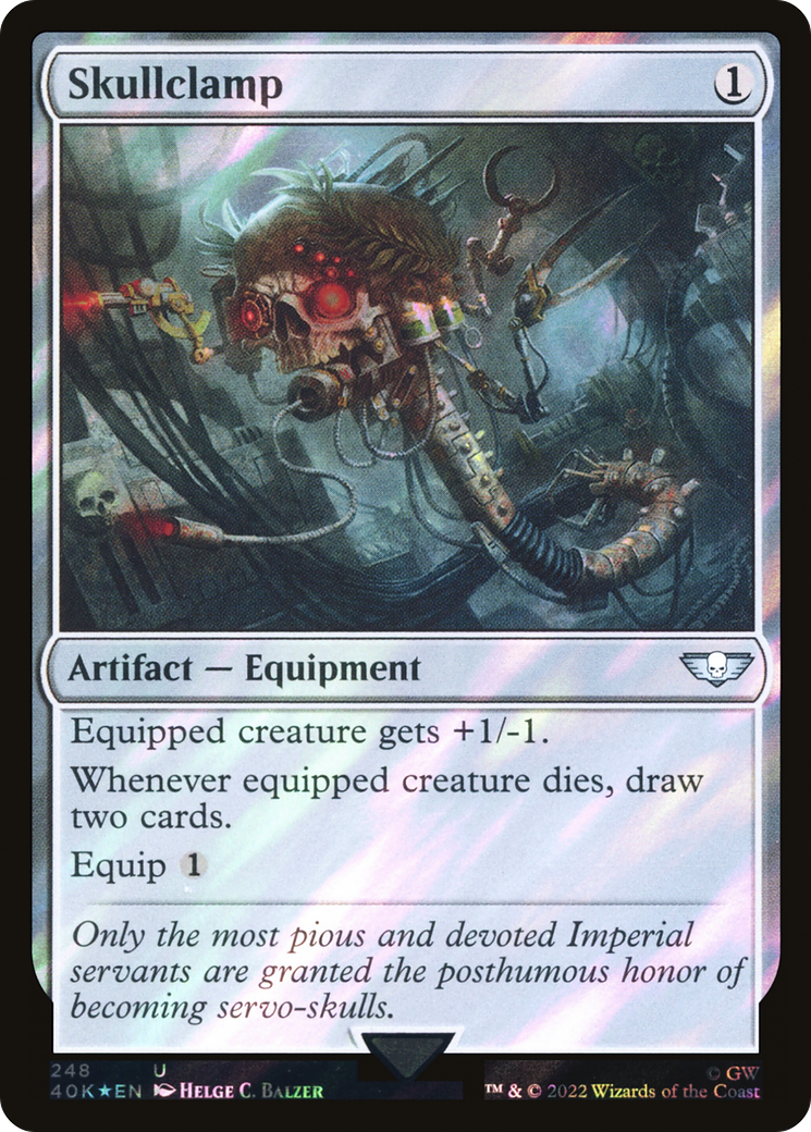 Skullclamp (40K-248) - Warhammer 40,000 Commander Foil