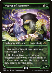 Weaver of Harmony (NEO-395) - Kamigawa: Neon Dynasty: (Showcase) Foil